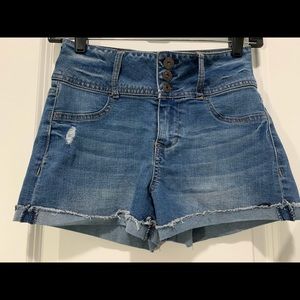 Denim shorts